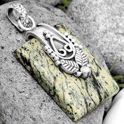 Southwest Natural Morrisonite Jasper Pendant P-1313 SDP134576
