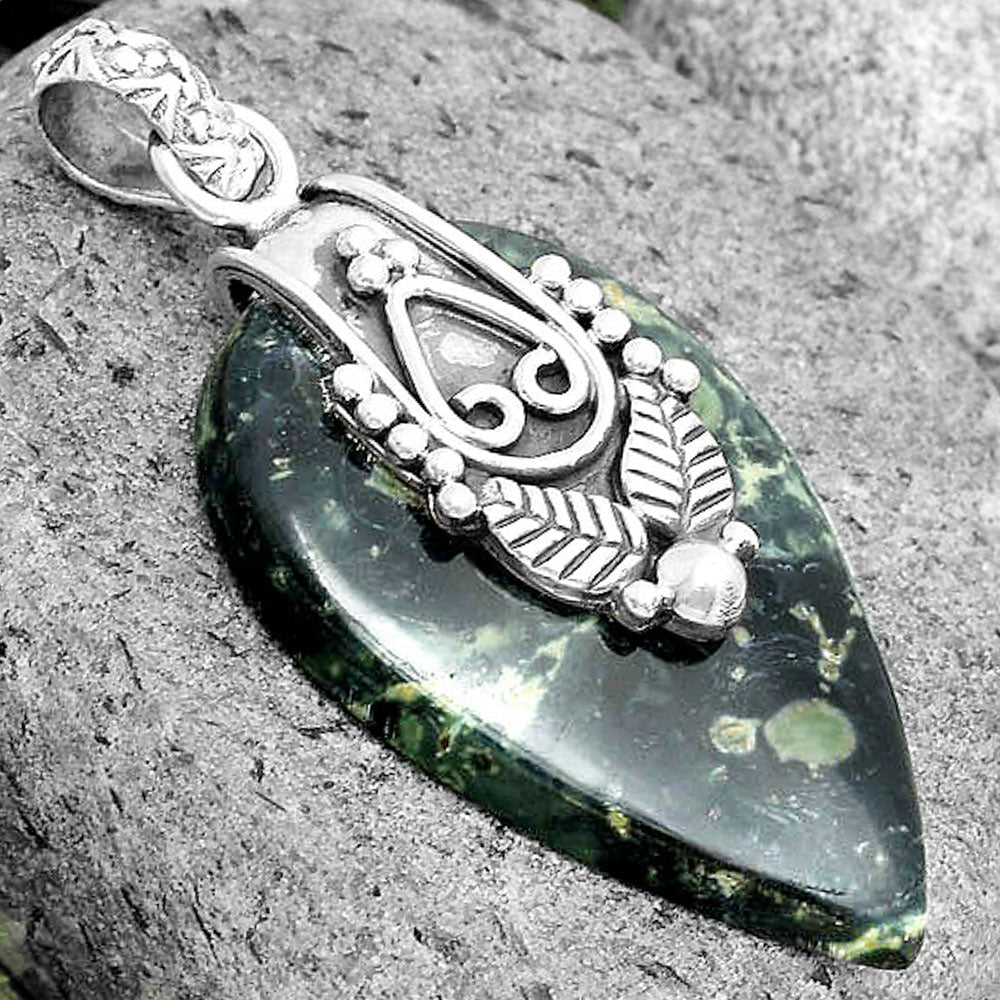 Southwest Natural Star Galaxy Jasper Pendant P-1313 SDP134577