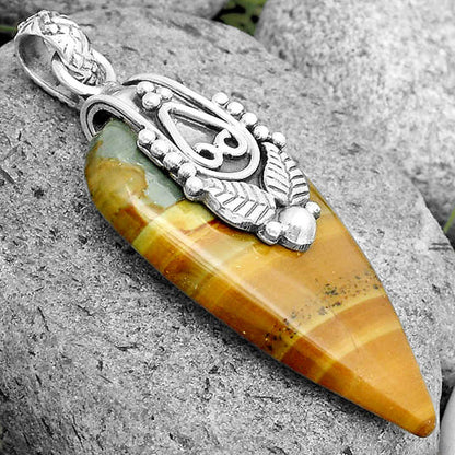 Southwest Rocky Butte Picture Jasper Pendant P-1313 SDP134578