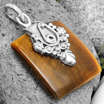 Natural Tiger Eye - Africa Pendant P-1313 SDP134647