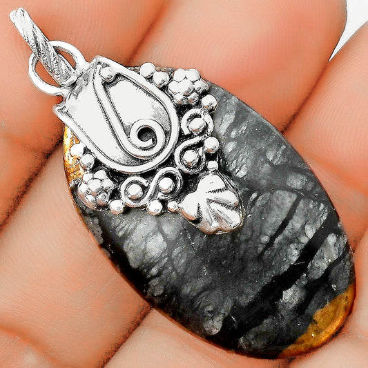 Natural Picasso Jasper Pendant P-1313 SDP134650