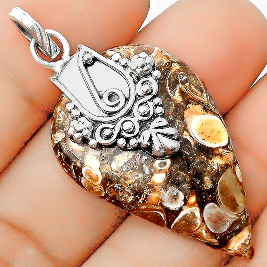 Natural Turtella Jasper - USA Pendant P-1313 SDP134653