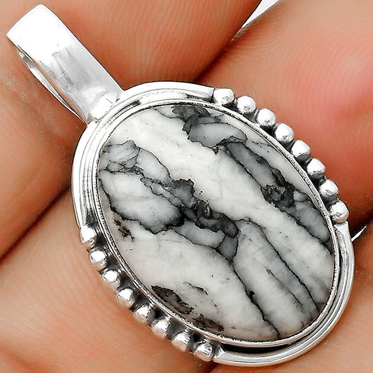 Natural Pinolith Stone Pendant P-1326 SDP134702