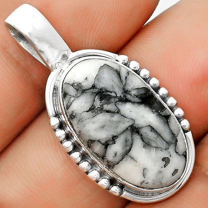 Natural Pinolith Stone Pendant P-1326 SDP134719