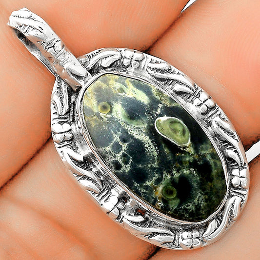 Natural Star Galaxy Jasper Pendant P-1375 SDP134762