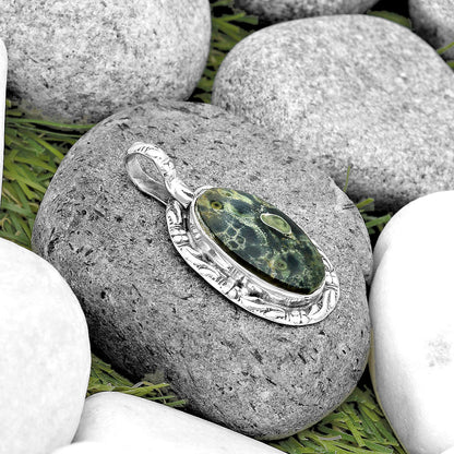 Natural Star Galaxy Jasper Pendant P-1375 SDP134762