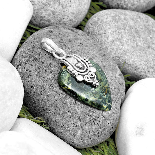 Natural Star Galaxy Jasper Pendant P-1313 SDP134769