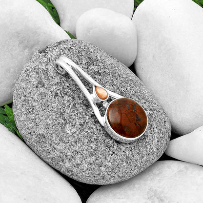 Natural Cherry Creek & Sunstone Pendant P-1006 SDP134792