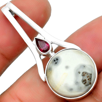 Maligano Jasper - Indonesia & Ruby Pendant P-1006 SDP134801