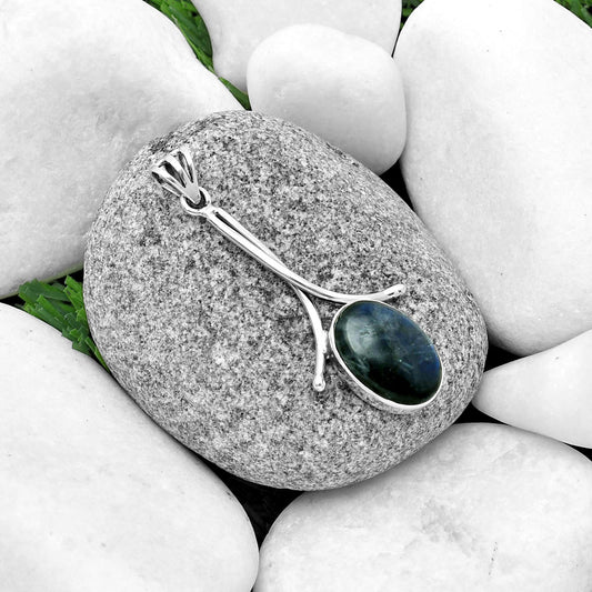 Blue Fire Labradorite - Madagascar Pendant P-1054 SDP134840