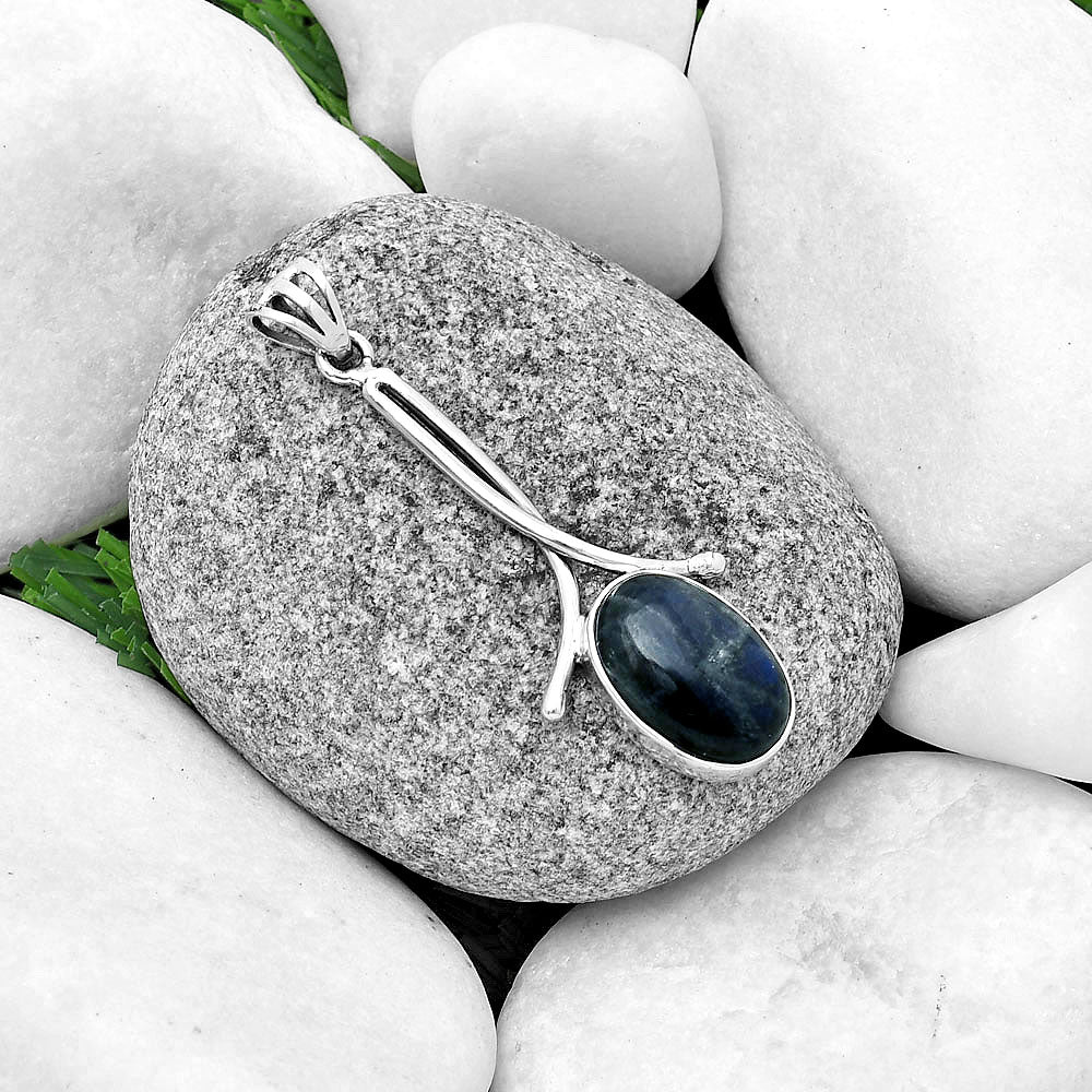 Blue Fire Labradorite - Madagascar Pendant P-1054 SDP134845
