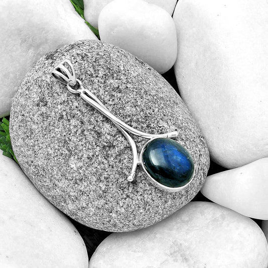 Blue Fire Labradorite - Madagascar Pendant P-1054 SDP134846