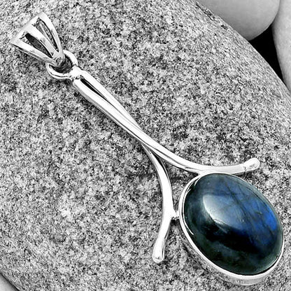 Blue Fire Labradorite - Madagascar Pendant P-1054 SDP134847