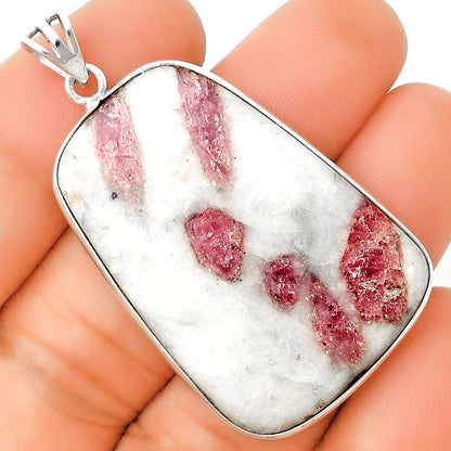 Natural Pink Tourmaline in Quartz Pendant P-1001 SDP135085