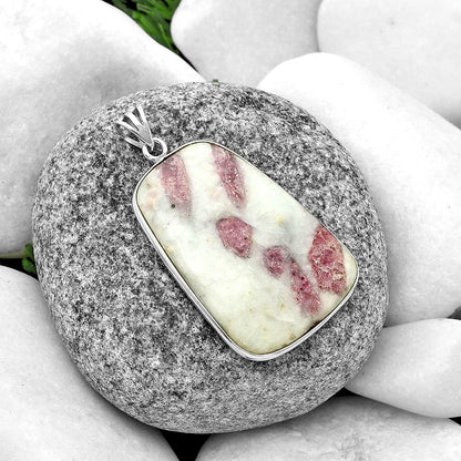 Natural Pink Tourmaline in Quartz Pendant P-1001 SDP135085