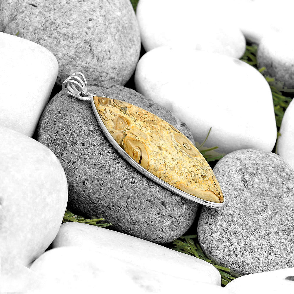 Natural Rock Calcy Pendant P-1001 SDP135165