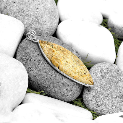 Natural Rock Calcy Pendant P-1001 SDP135165