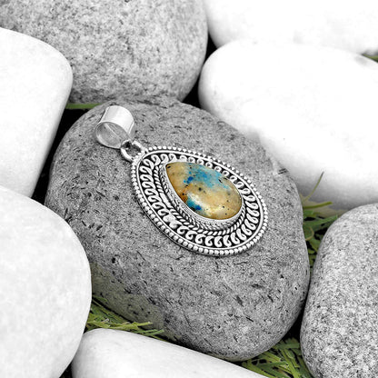 Natural Cavansite - India Pendant P-1537 SDP135210