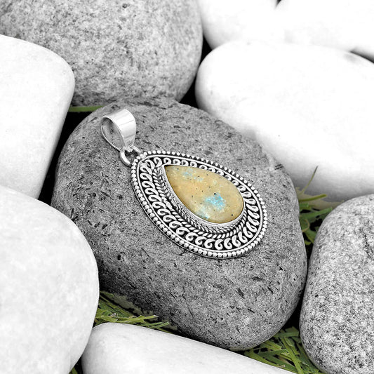 Natural Cavansite - India Pendant P-1537 SDP135213