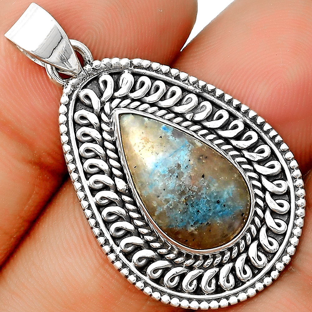 Natural Cavansite - India Pendant P-1537 SDP135223