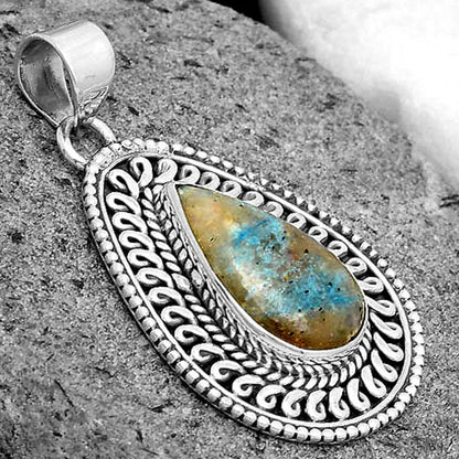 Natural Cavansite - India Pendant P-1537 SDP135223