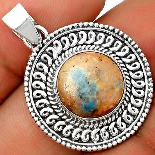Natural Cavansite - India Pendant P-1537 SDP135224