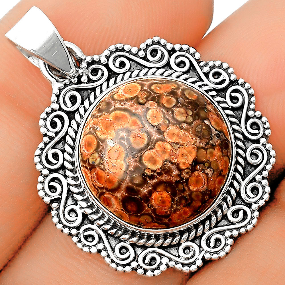 Natural Poppy Jasper Pendant P-1214 SDP135243