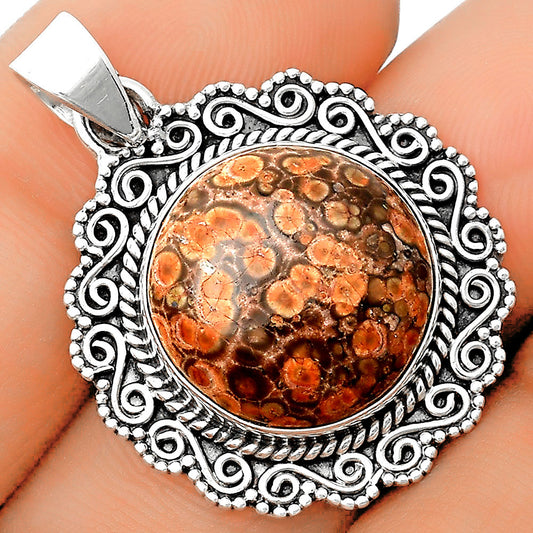 Natural Poppy Jasper Pendant P-1214 SDP135243