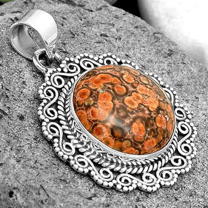 Natural Poppy Jasper Pendant P-1214 SDP135243