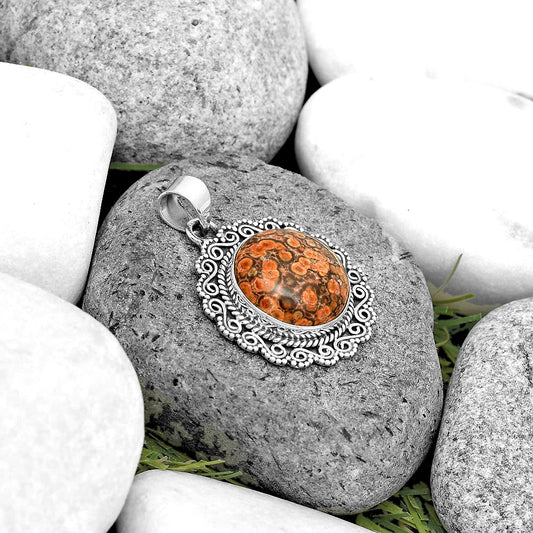 Natural Poppy Jasper Pendant P-1214 SDP135243