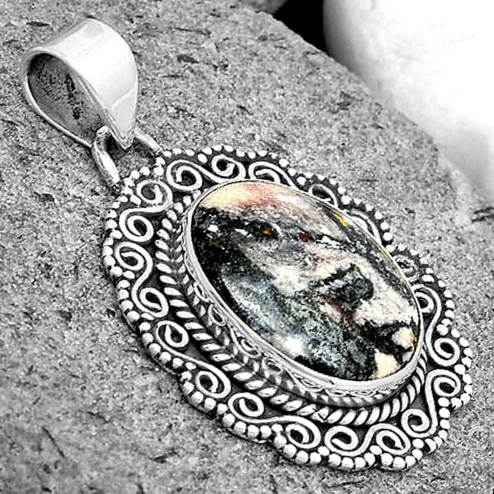 Natural Porcelain Jasper Pendant P-1214 SDP135255