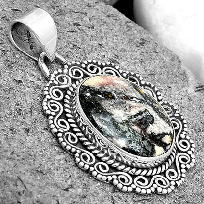 Natural Porcelain Jasper Pendant P-1214 SDP135255