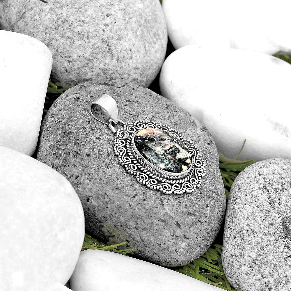 Natural Porcelain Jasper Pendant P-1214 SDP135255
