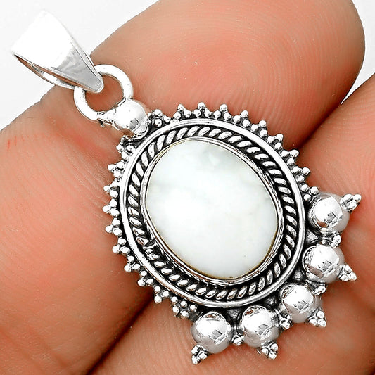Natural White Opal Pendant P-1551 SDP135291