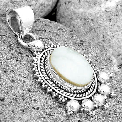 Natural White Opal Pendant P-1551 SDP135291