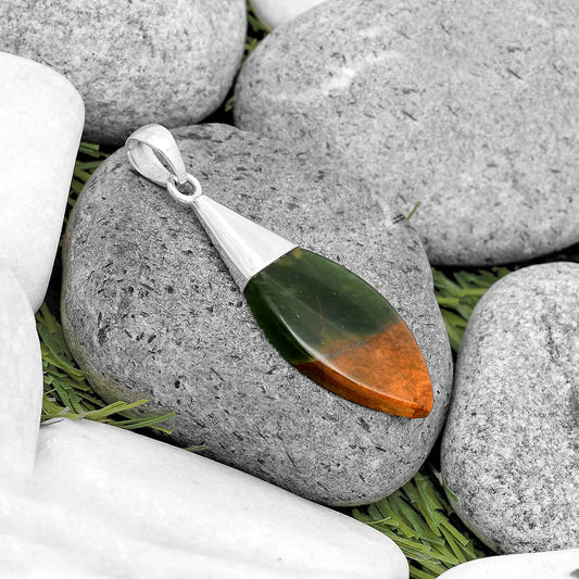 Natural Chrome Chalcedony Pendant P-1016 SDP135394