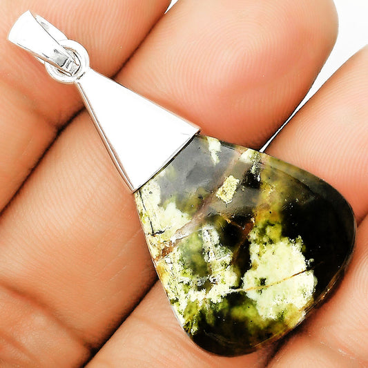 Natural Chrome Chalcedony Pendant P-1016 SDP135395