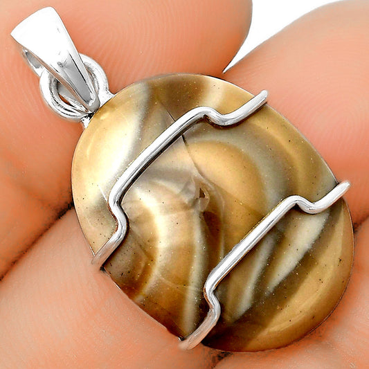 Natural Flint Stone Pendant P-1638 SDP135483