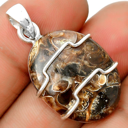 Natural Turtella Jasper - USA Pendant P-1638 SDP135490