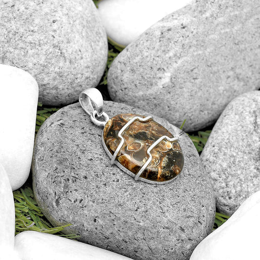 Natural Turtella Jasper - USA Pendant P-1638 SDP135490