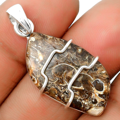 Natural Turtella Jasper - USA Pendant P-1638 SDP135491