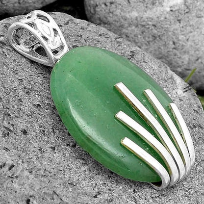Natural Green Aventurine Pendant P-1559 SDP135514