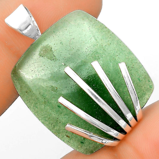 Natural Green Aventurine Pendant P-1559 SDP135519