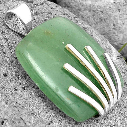 Natural Green Aventurine Pendant P-1559 SDP135519