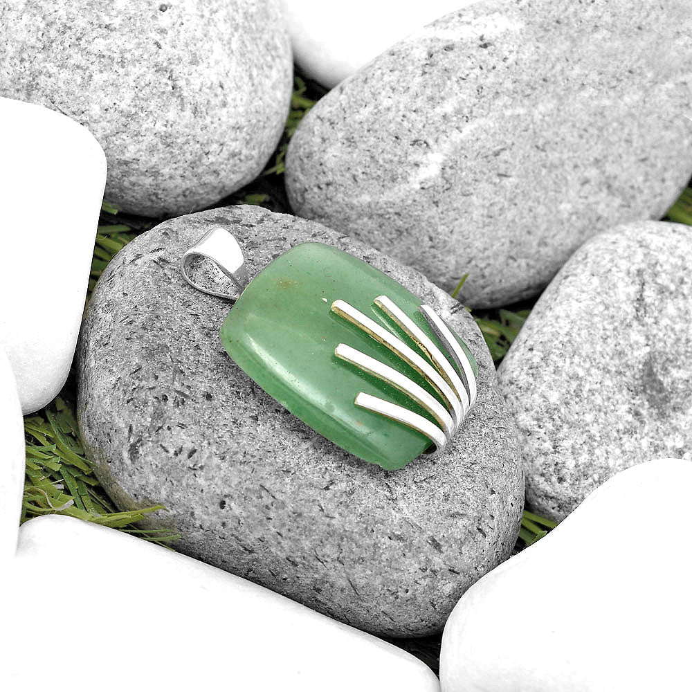 Natural Green Aventurine Pendant P-1559 SDP135519