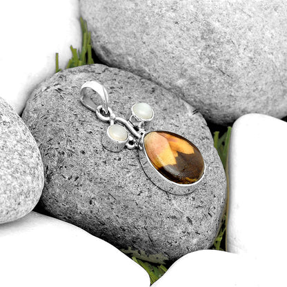 Outback Jasper & Srilankan Moonstone Pendant P-1083 SDP135591
