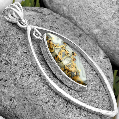 Natural Maligano Jasper - Indonesia Pendant P-1096 SDP135707