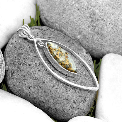 Natural Maligano Jasper - Indonesia Pendant P-1096 SDP135707