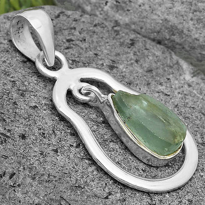 Natural Aquamarine Rough - Brazil Pendant P-1171 SDP135950