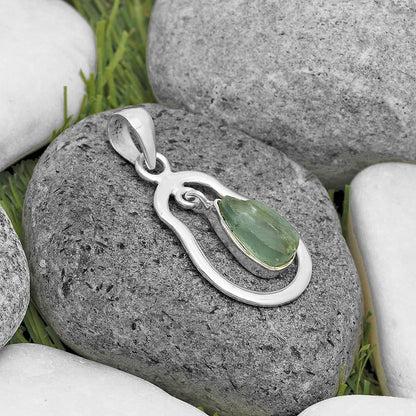 Natural Aquamarine Rough - Brazil Pendant P-1171 SDP135950